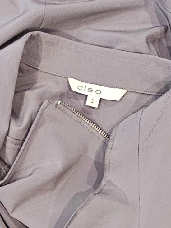 CLEO - Gray lightweight bomber style jacket - Picture 11 of 11